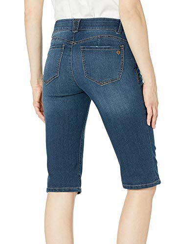 Democracy Women's Ab Solution Bermuda Short, Light Blue Retro, 4