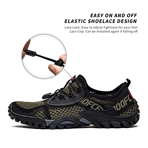 SOBASO Women Water Hiking Shoes Slip On Beach Swim Barefoot Shoes for River Sports Surf Boating Sailing