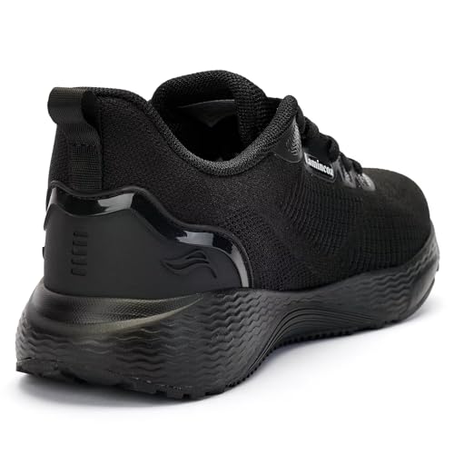 Lamincoa Womens Walking Shoes Lightweight Running Sneakers for Women Memory Foam Soft Women’s Tennis Shoes Breathable Mesh Shoes for Gym Workout Sports Black/White