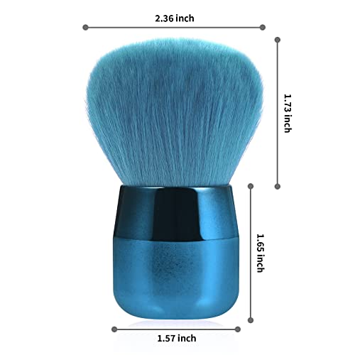 Vaincre Nail Art Dust Powder Remover Brush, Soft Nail Art Dust Cleaner Brush for Acrylic Application and Makeup(Blue)
