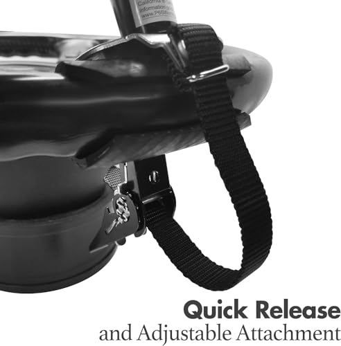 QUICK-KNOB Steering Wheel Spinner Single Pin - Adaptive Driving Equipment - Quick-Release and Bearingless for a Long Life - Ideal for Truck Drivers - Universal Easy Install - Single Pin Model