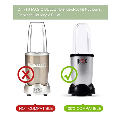 (Pack of 2) Cross Blade Blender Magic Bullet Replacement Parts Compatible with 250-watt Magic Bullet MB1101 Series Blender, Juicer and Mixer
