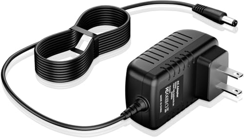 Wall AC Adapter Power Cord Compatible with RESTECK,Vellax,Medcursor,Mirakel,InvoSpa Shiatsu Back Shoulder and Neck Massager Charger Power Supply 12V(Only Fit Compatible with 12V Massager)