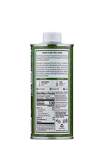 La Tourangelle, Organic Extra Virgin Olive Oil, Cold-Pressed High Antioxidant Picual Olives From Spain, 25.4 Fl Oz