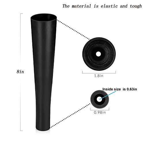 BaseGoal Batting Tee Topper Replacement Basic Ball Rest Rubber Cup (2 Pack)