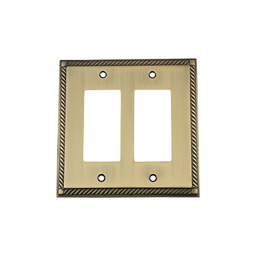 Nostalgic Warehouse Rope Rosette Electrical Outlet Switch Plate Cover