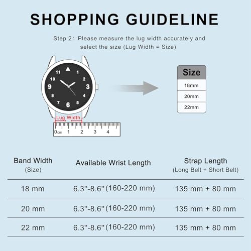 Anbeer Silicone Watch Band for Men and Women,20mm Quick Release Replacement Watch Strap,Stainless Steel Buckle