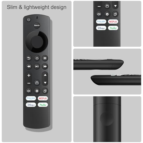 IDGPUW 2 Pack Replacement Remote for Insignia, Toshiba or Pioneer Smart TVs, Requires Compatible Fire Smart TV