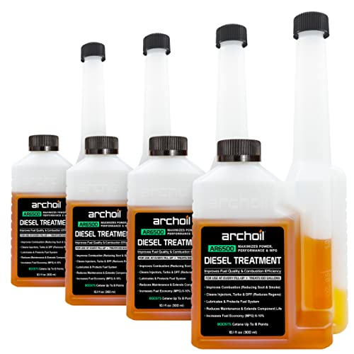 Archoil AR6500 Diesel Treatment (10.1 oz) - Four Pack - Treats 400 Gallons - Additive for All Diesel Vehicles…