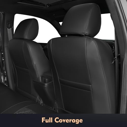 ceavoon for Tacoma Seat Covers, Fit for Toyota Tacoma Seat Covers 2016-2023 2022 2021, Full Coverage, for Double/Crew Cab SR, SR5, Limited, TRD Pro, TRD Sport, TRD Off-Road, Trail Special Edition