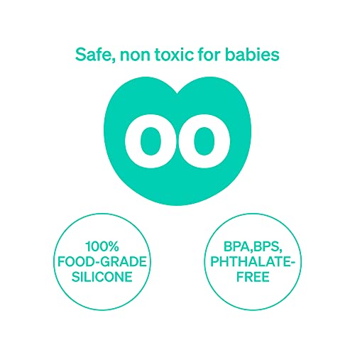 Love Noobs Training Baby Toothbrush, Silicone Baby Teething Toys for 4-12 Months Baby Teething Relief, 4+ Months Baby Teether First Toothbrush for Infant Teething Relief Toddler Teether