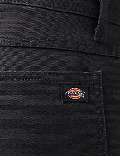 Dickies mens Tough Max Duck Carpenter Pants, Stonewashed Black, 38W x 32L US