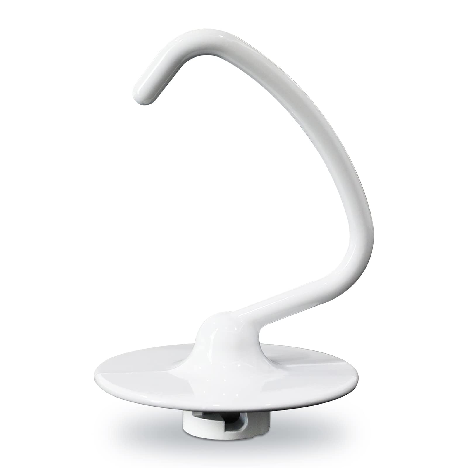K45DH Dough Hook Replacement for KitchenAid Mixers - Compatible with K45, K45SS, KSM90, KSM110, KSM150 Tilt-Head Stand Mixers, 4.5-5 Quart Bowls - Coated C-Shaped Hook for Kneading Yeast Doughs