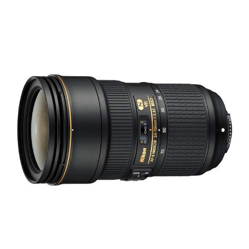 Nikon AF-S FX NIKKOR 24-70mm f/2.8E ED Vibration Reduction Zoom Lens with Auto Focus for Nikon DSLR Cameras