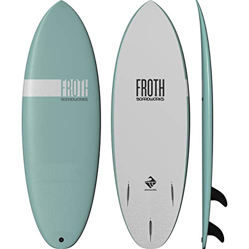 Boardworks Froth! | Soft Top Surfboard | 3 Fins | Wake Surfboard | 5' | Mint