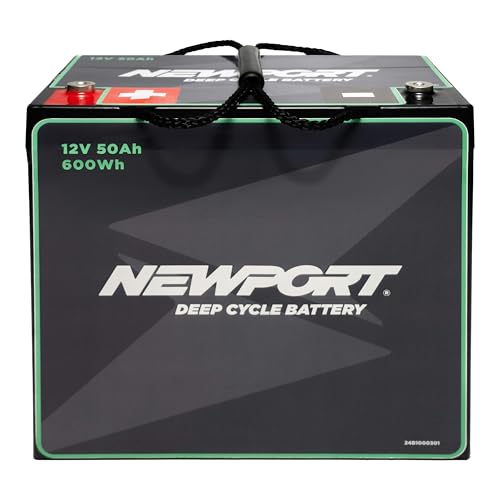 Newport Trolling Motor Smart Battery Box Power Center with USB and DC Ports, Medium