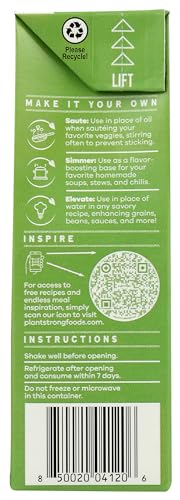 PlantStrong Organic Sweet Corn Broth, 16.9 FZ