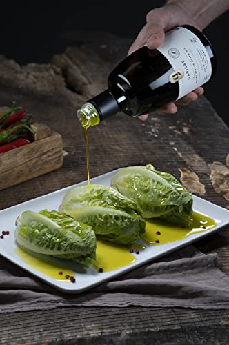 Garisar High In Polyphenol Premium Extra Virgin Olive Oil (>600 ppm), Low Acidity (Max 0.2%), NYIOOC 2025 Gold Medal Winner, Organic Agriculture Hand Picked, Cold Pressed, 100% Arbequina - Pack of 1