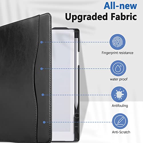 E NET-CASE Case for Remarkable 2 Tablet 10.3 inch (2020 Released) - New Upgraded Design 360 Degree Rotating Stand Cover for Remarkable 2 Digital Paper with Pencil Holder (Black)