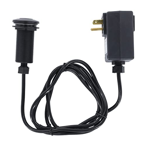 Danco 12037 Sink Top Mount Air Switch, No Size, Matte Black