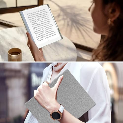 E NET-CASE Case for Remarkable 2 Tablet 10.3 inch, Slim Lightweight Folio Design, Cover for Remarkable 2 Digital Paper with Pencil Holder (Gray)