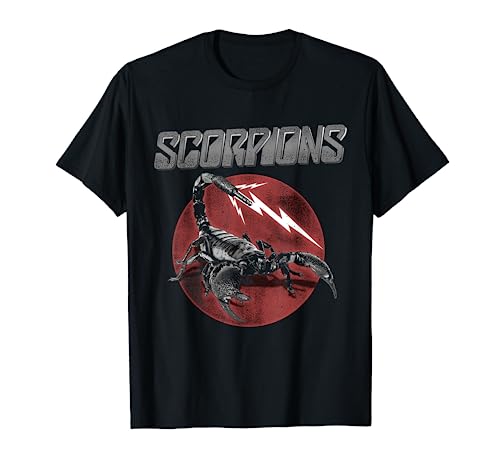 Official Scorpions 7 Jack Plug Black T-Shirt