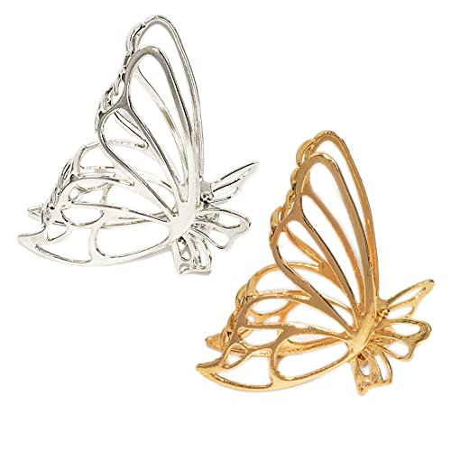 Large Spider Animals Metal Hair Clips,Hair Claw Clips ,Strong Hold Gold Hair Claws, Large Hair Claw Clips for Women and Girls Gift