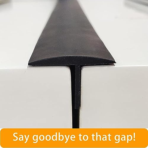 ItsNio Silicone Stove Gap Covers (2 Pack), Stove Gap Guard, Heat Resistant Oven Gap Filler, Easy Clean,25 Inches, Black