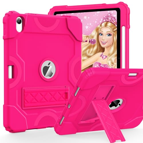 Cantis Case for iPad 10th Generation 10.9 inch 2022, iPad Cover 10th Generation with Pencil Holder & Kickstand, Heavy Duty Shockproof Rugged Protective for iPad 10th Case, Grey+Black