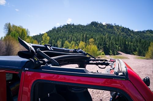 Bestop Sunrider for Hardtop - Jeep '20-Current Gladiator / '18-Current Wrangler JL (Black Diamond)