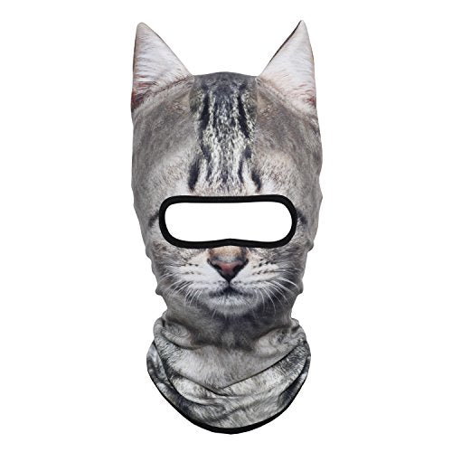 AXBXCX 3D Animal Ears Balaclava Winter Warmer Face Mask for Skiing Snowboarding Snowmobile Halloween Christmas Tiger
