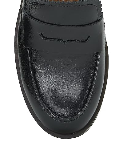 Lucky Brand Women's Floriss Loafer Flat, Natural/Black Leopard, 10
