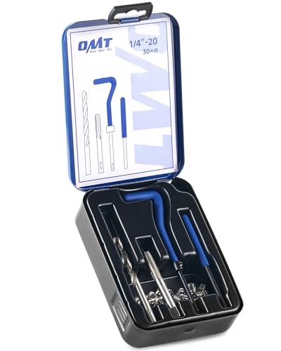 Orion Motor Tech Thread Repair Kit, SAE and Metric Helicoil Repair Kit with HSS Drill Bits Inserts Taps Break Off Tools, Rethreading Tools in 1/4" 5/16" 3/8" 7/16" 1/2" & M5 M6 M8 M10 M12 Sizes
