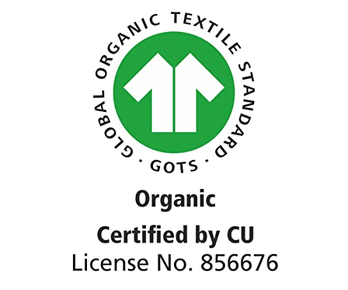 Sleep Mantra 100% Organic Cotton Bed Sheet Set - Crisp and Cooling Percale Weave, Soft Breathable, Eco-Friendly, 3 Piece Bedding Set, Deep Pocket with All-Around Elastic, (Twin XL, Blue)
