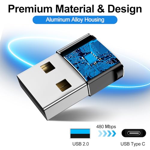 πππππ€ ππ©π π«ππππ USB to USB C Adapter,Type-C Female to A Male Car Charger OTG Converter for Apple Watch Ultra 8 9 10,iPhone 16 15 14 13 Pro Max,Samsung S24,Nintendo Switch,AirPods,iPad,Car