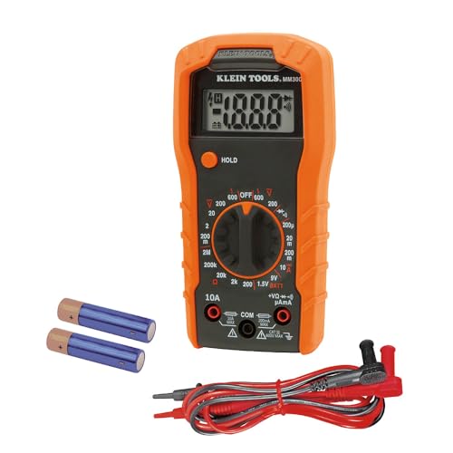 Klein Tools 80067 Electrical Test Kit with IR Digital Thermometer, Multimeter, Non-Contact Voltage Tester Pen and Receptacle Tester, 4-Piece