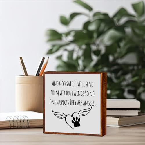 Funny Bathroom Quotes Bathroom Dog Decor Home Toilet Humor Sign Wooden Box Sign for Bedroom Bathroom Home Farmhouse Coffe Bar Wood Square Box Sign for Tabletop Bookshelf Tiered Tray Wall Decor