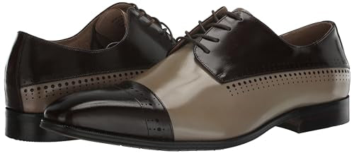 Stacy Adams Men's Cabot Cap Toe Oxford, Navy Multi, 13