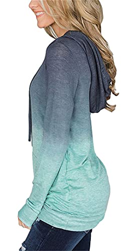 onlypuff Hoodies for Teen Girls Cute Sweatshirts Pullover Hooded Tunic Tops Womens Long Sleeve Tops Graphic Fall Fashion Top Pink M