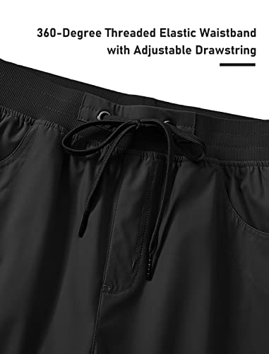 MoFiz Hiking Pants for Women with Pockets Lightweight Quick Dry Cargo Hiking Jogger Pants Gray Green Medium