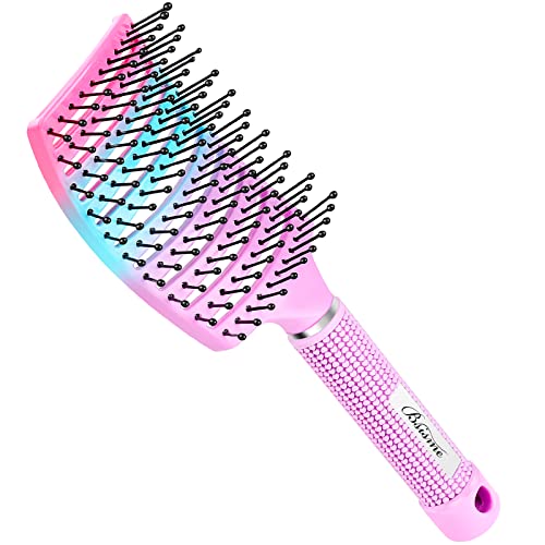 Vented Paddle Brush for Faster Blow Drying - Detangling Hair Brush for Women and Men, Professional Styling Brush for Curly, Thick, or Straight Hair