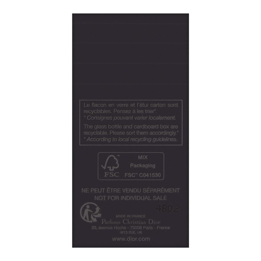 Dior Sauvage Eau de Parfum Splash Mini for Men, 0.34 Ounce / 10ml