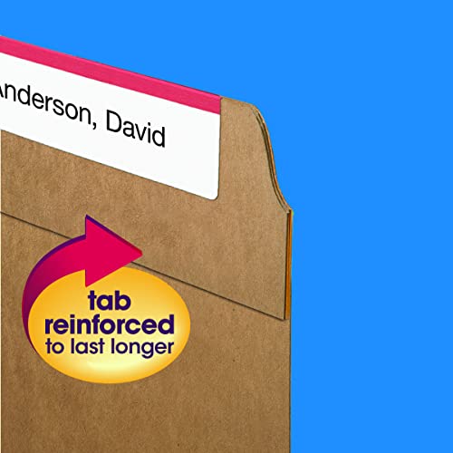Smead Fastener File Folder, 1 Fastener, Reinforced 1/3-Cut Tab, Legal Size, Kraft, 50 Per Box (19834)