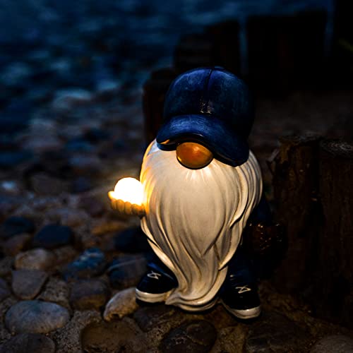 Joint Honglin Garden Gnome in Car Sculptures & Statues Resin Funny Outdoor Decoration with Solar Lihgt Gnome Gifts for Yard, Patio Decor(Car Gnome)