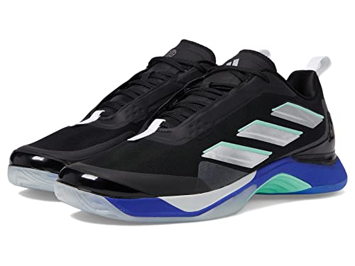 adidas Women's Avacourt Sneaker, White/Silver Metallic/White, 11.5