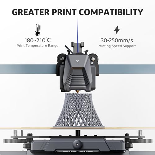 ELEGOO PLA+ Filament 1.75mm Black 1KG, High Toughness PLA Plus 3D Printer Filament Dimensional Accuracy +/- 0.02mm, 1kg Spool(2.2lbs) for Most FDM 3D Printers
