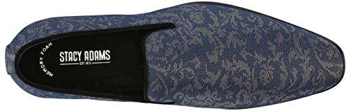 Stacy Adams Men's Savino Slip On Loafer, Black, 10.5