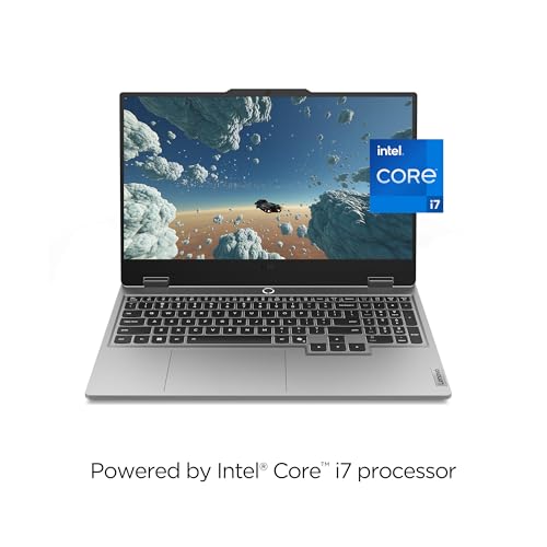Lenovo Legion LOQ – AI-Powered Gaming Laptop - Intel® Core™ i7-13650HX - 15.6" FHD IPS Display – 144Hz – NVIDIA® GeForce RTX™ 5050 – 24GB Memory – 1TB Storage – NVIDIA G-Sync - Luna Grey