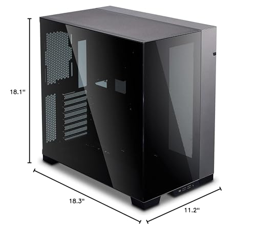 LIAN LI O11 Dynamic EVO Gaming PC Case E-ATX Desktop Computer Case - Mid Tower Chassis with Flexible Mode and Configuration, Tempered Glass Panel, USB Type-C Port (Harbor Grey)
