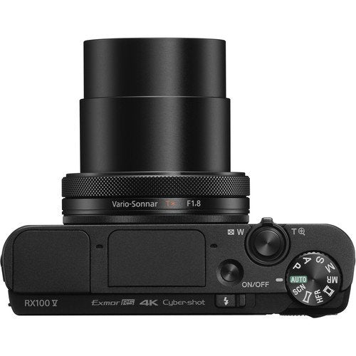 Sony Cyber-Shot DSC-RX100 V 20.1 MP Digital Still Camera with 3" OLED, flip Screen, WiFi, and 1” Sensor DSCRX100M5/B